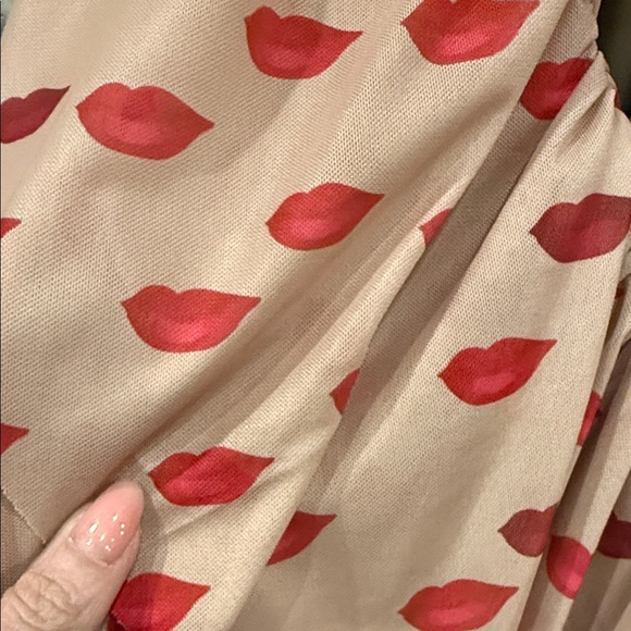 NWT AFRM Vivian Mini Dress Almond Kiss - Picture 6 of 6